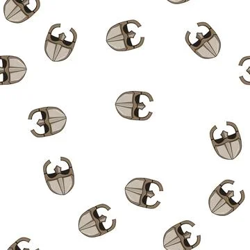 Pattern armor viking helmet cartoon vector 스톡 일러스트