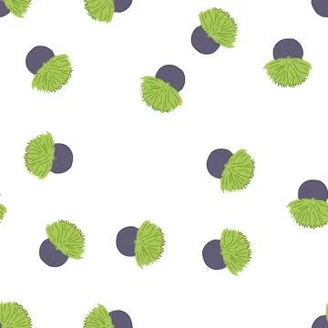 Pattern arrangement artificial plant cartoon vector Stock Illustration