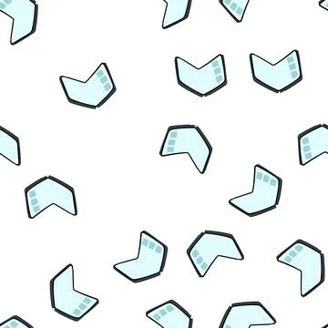 Pattern arrow flexible screen cartoon vector Illustrazione stock