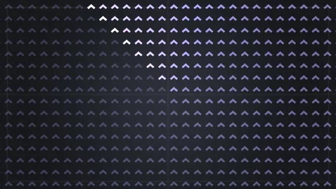 Pattern of arrows moving across a dark background in a Stock Footage 339301829
