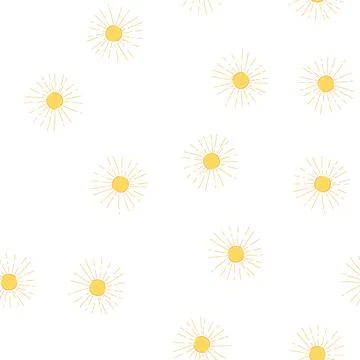 Pattern art boho sun cartoon vector Illustrazione stock