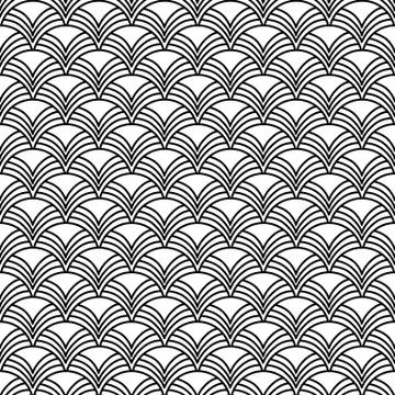 Pattern in art deco style Stock-Illustration