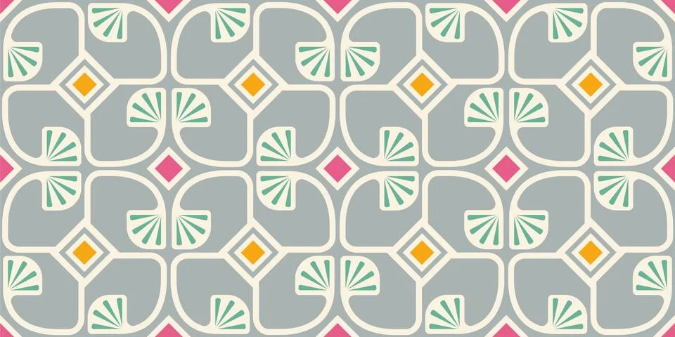Pattern in art deco style Stock Illustration