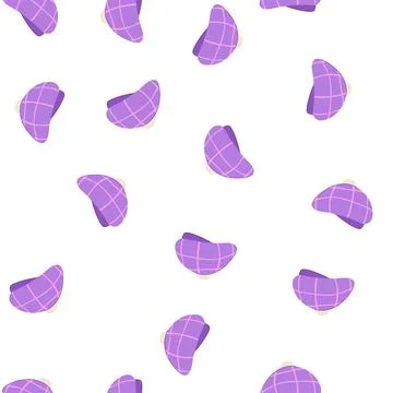 Pattern artist beret cartoon vector 스톡 일러스트