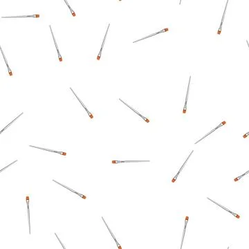 Pattern artistic artist paint brush cartoon vector Stock Illustration