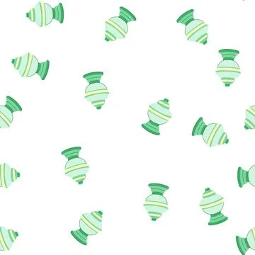 Pattern ash urn ashes cartoon vector Stock Illustration