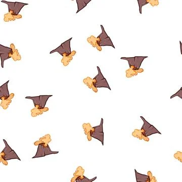Pattern ash volcano eruption cartoon vector Stock Illustration