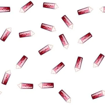 Pattern asian bubble tea cartoon vector Stock Illustration