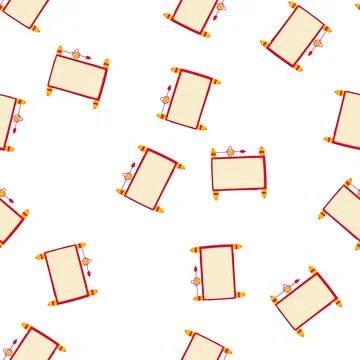 Pattern asian chinese scroll cartoon vector 스톡 일러스트