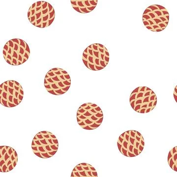 Pattern asian circle ornament featuring traditional seigaiha pattern Illustrazione stock