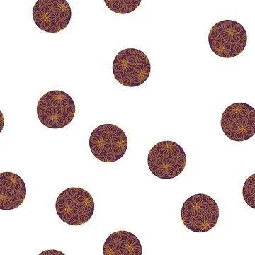Pattern asian inspired ornamental circle design pattern 스톡 일러스트
