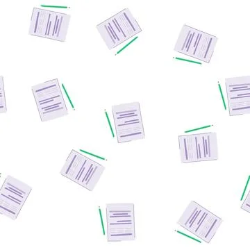 Pattern assets financial statement cartoon vector イラスト素材