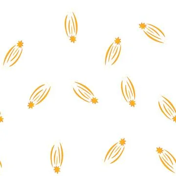 Pattern asteroid shooting star space cartoon vector 스톡 일러스트