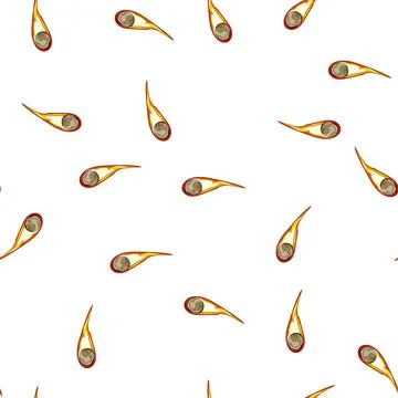 Pattern astronomy meteor cartoon vector Stock Illustration