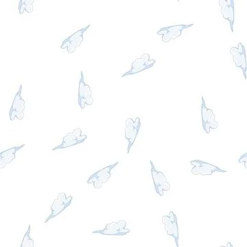 Pattern atmosphere cloud cartoon vector Stock Illustration