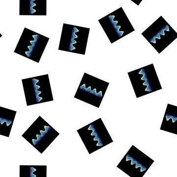 Pattern audio equalizer music cartoon vector Stockillustratie
