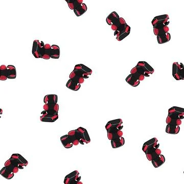 Pattern auto baby car seat cartoon vector Stock Illustration