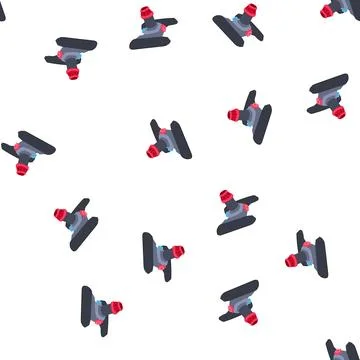Pattern automatic garden sprinkler cartoon vector Stockillustratie