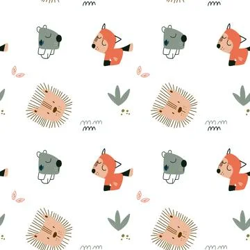 Pattern autumn themed Stock-Illustration