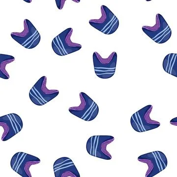 Pattern autumn winter hat kid cartoon vector Illustrazione stock