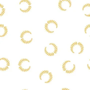 Pattern award gold laurel cartoon vector Illustrazione stock