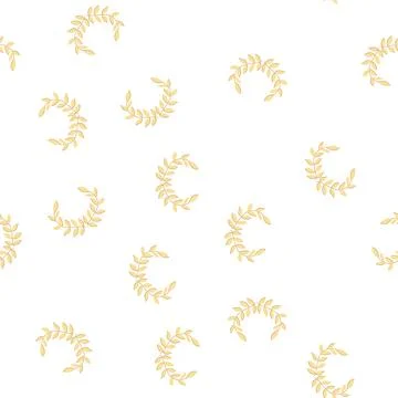 Pattern award gold laurel cartoon vector Stock Illustration