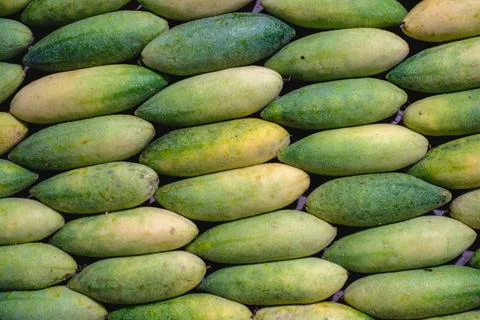 Pattern of babana passion fruit Stock Photos