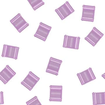 Pattern Baby crib side barrier for infant safety Stock Illustration