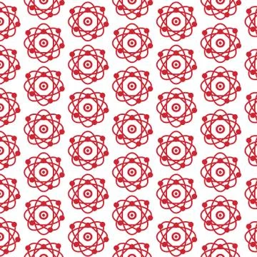 Pattern background atom  icon イラスト素材