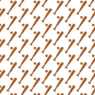Pattern background Baseball Icon 스톡 일러스트