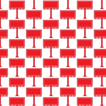 Pattern background Billboard presentation  icon 库存插图