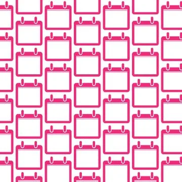 Pattern background Calendar Icon Illustrazione stock