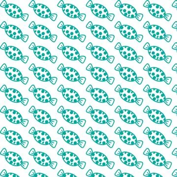 Pattern background candy icon Stock Illustration