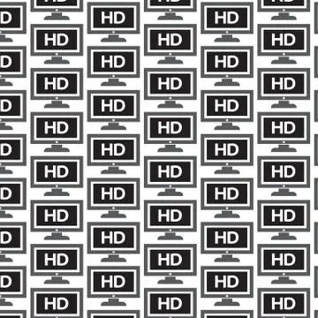 Pattern background Channel tv icon Stock Illustration