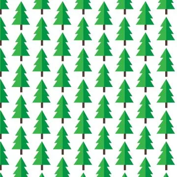 Pattern background Christmas tree icon Stock Illustration
