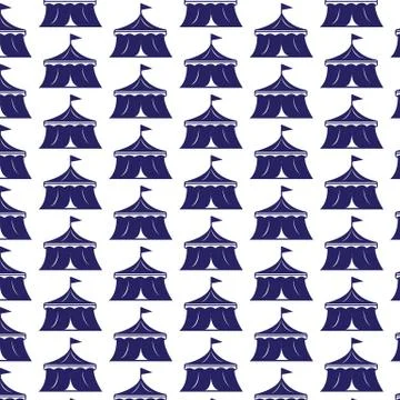 Pattern background circus icon Stock Illustration