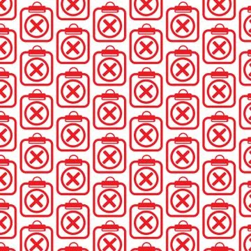 Pattern background Clipboard check list icon イラスト素材