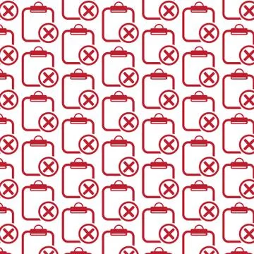 Pattern background Clipboard check list icon イラスト素材
