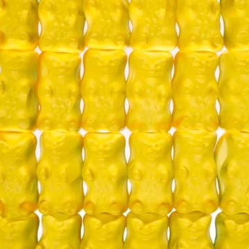 Pattern background close up candy bears colorful Stock Photos