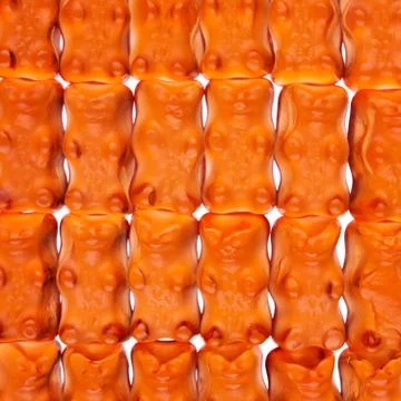 Pattern background close up candy bears colorful Stock Photos