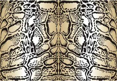 Pattern background clouded leopard 스톡 일러스트