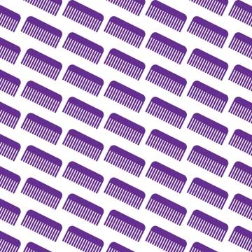 Pattern background Comb Icon Stock Illustration