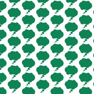 Pattern background Comic speech bubble icon Illustrazione stock