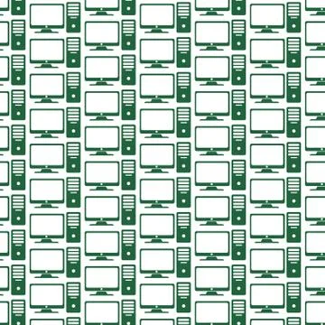 Pattern background computer icon Stock Illustration
