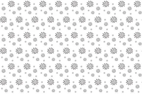 Pattern background with covid elements. Covid pattern background. Stock Illustration
