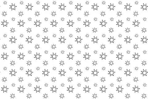Pattern background with covid elements. Covid pattern background. Stock Illustration