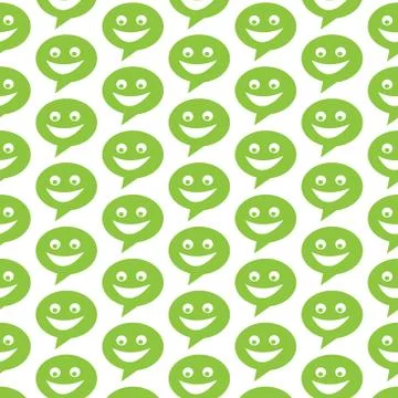 Pattern background Dialogue icon Stock Illustration