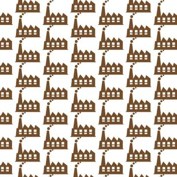 Pattern background Factory Icon Stock Illustration