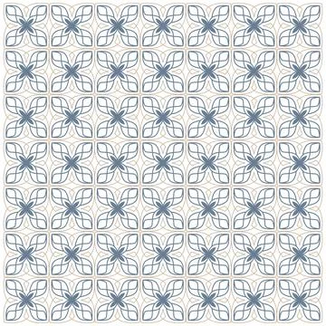 Pattern background, floral vintage Stock Illustration