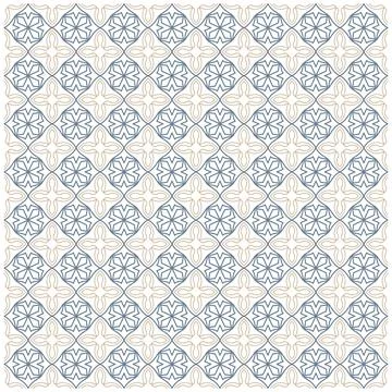 Pattern background, floral vintage Stock Illustration